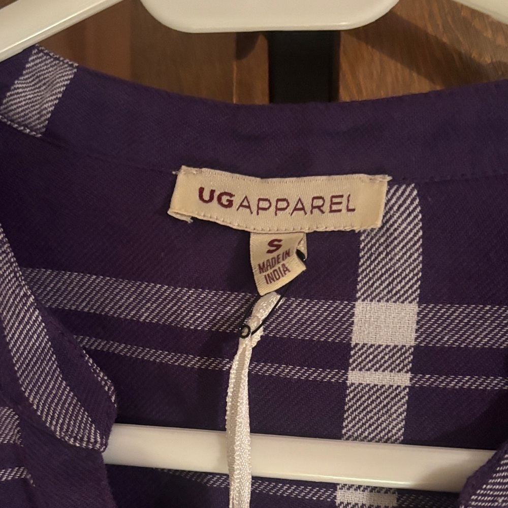 Purple Plaid Women's Top K-State University Wildcats - Picture 2 of 8
